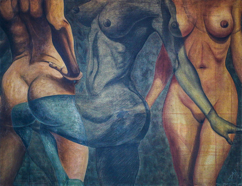 Monroy_ Tres mujeres para Rubens (100x130cm)